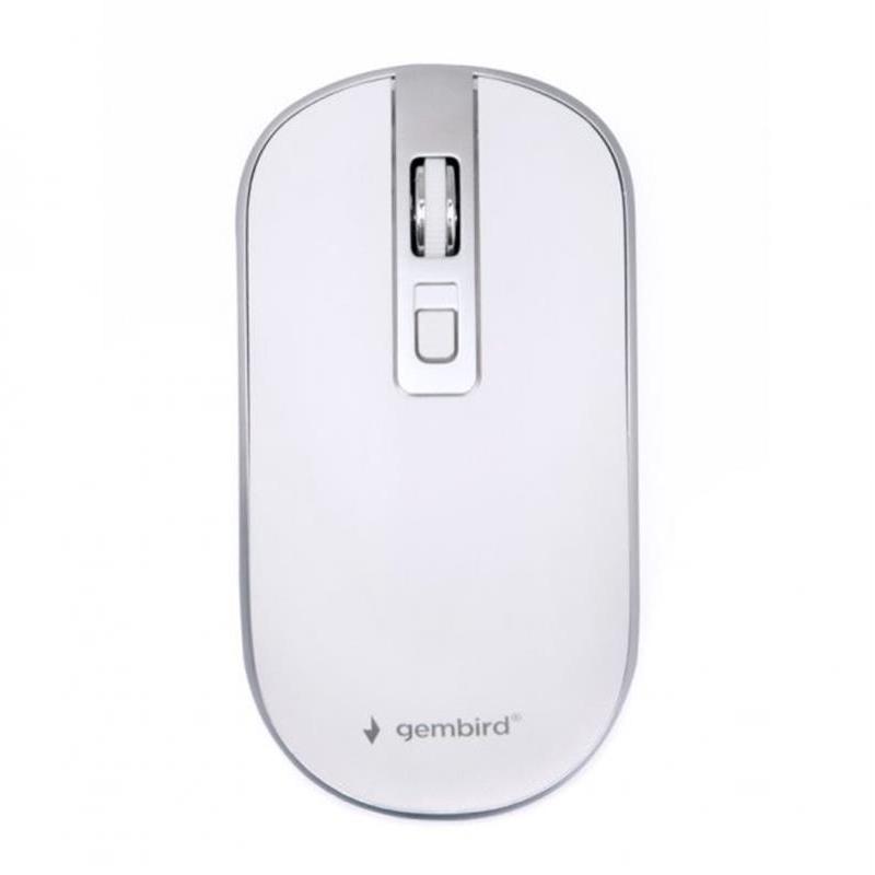 Компьютерная мышка беспроводная Gembird MUSW-4B-06-WS White/Silver (26711781)