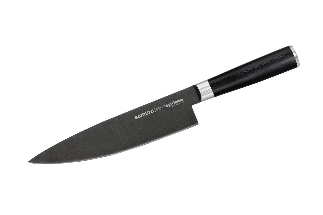 Кухонный нож Samura Mo-V Stonewash 200 мм (SM-0085B)