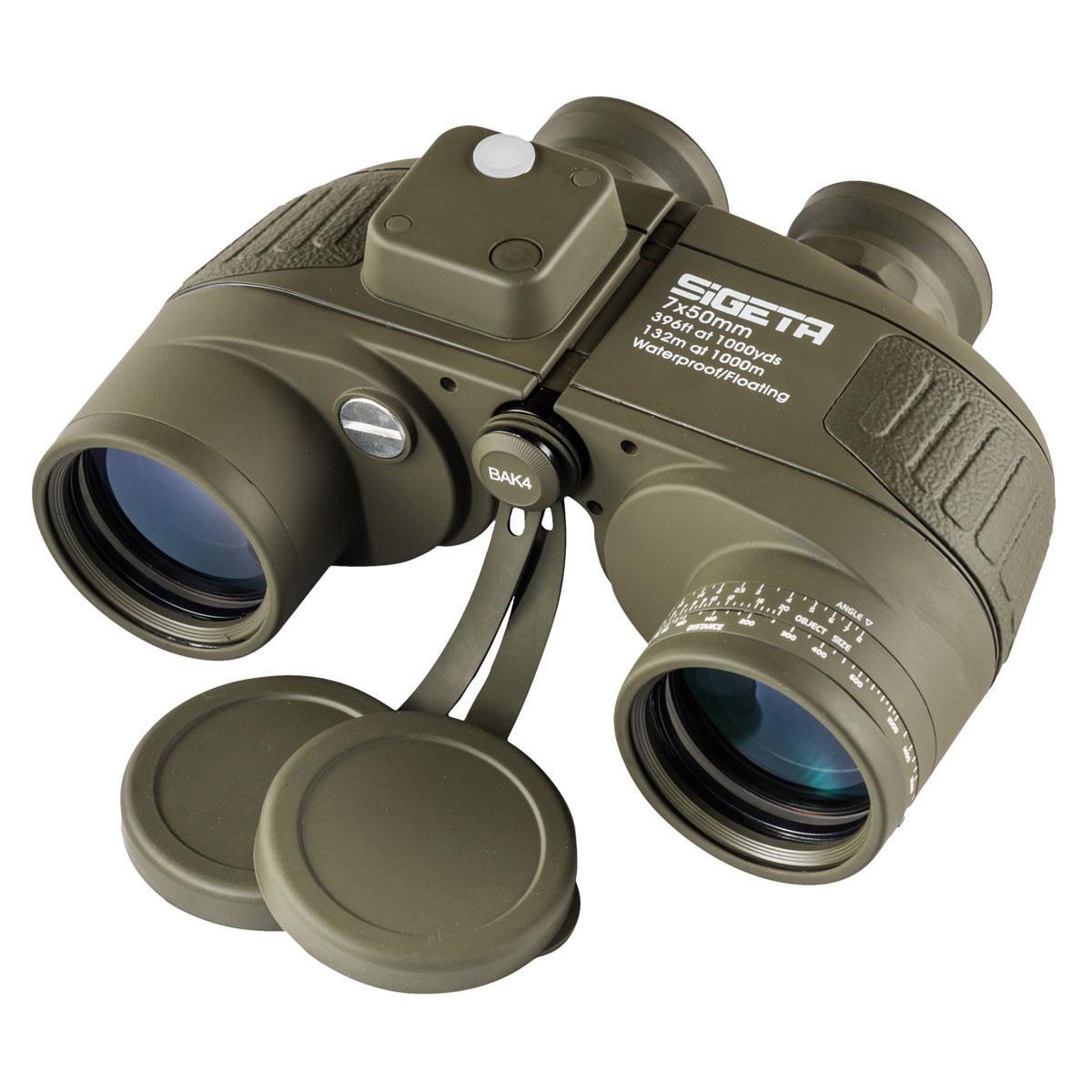 Морський бінокль SIGETA Admiral 7x50 Military floating/compass/reticle (2537374889)