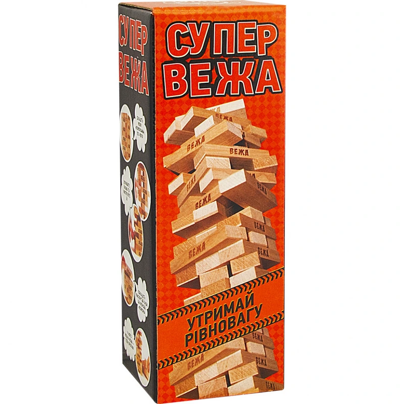 Настільна гра Arial "Супер вежа Дженга" 910114 54 блоки (31915393)