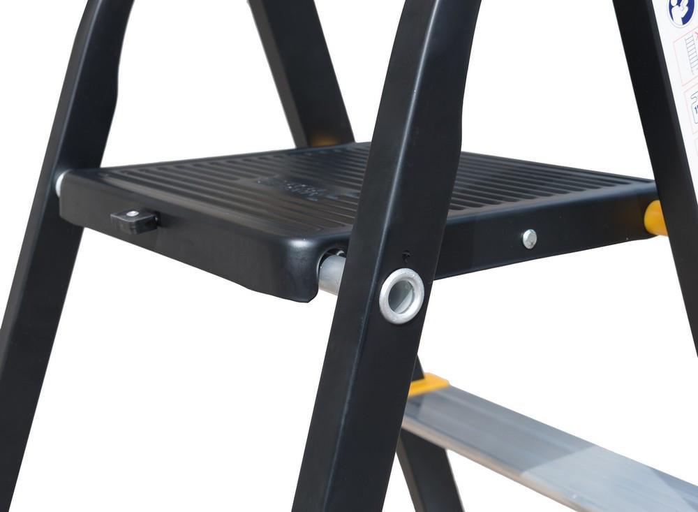 Сходи алюміній/сталь 4 сходинки h 846 мм max 150 кг - фото 3