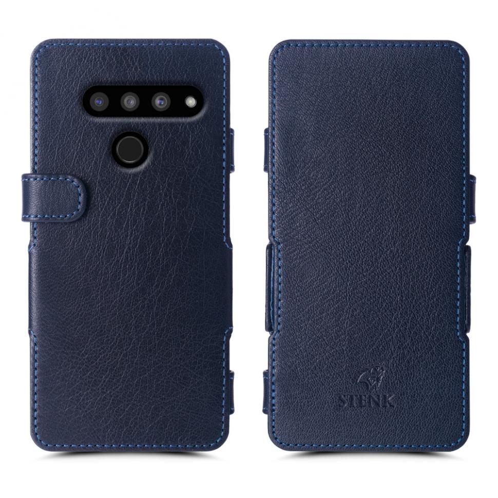 Чехол книжка Stenk Prime для LG V50 ThinQ Синий (69066) Чехол книжка Stenk Prime для LG V50 ThinQ Синий (69066)
