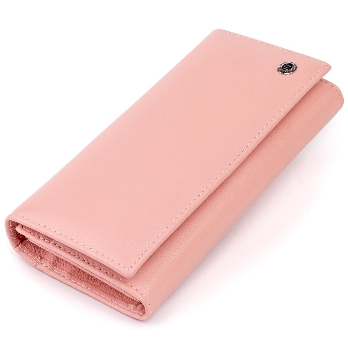 Кошелек женский ST Leather 19277 кожа Розовый (47215)