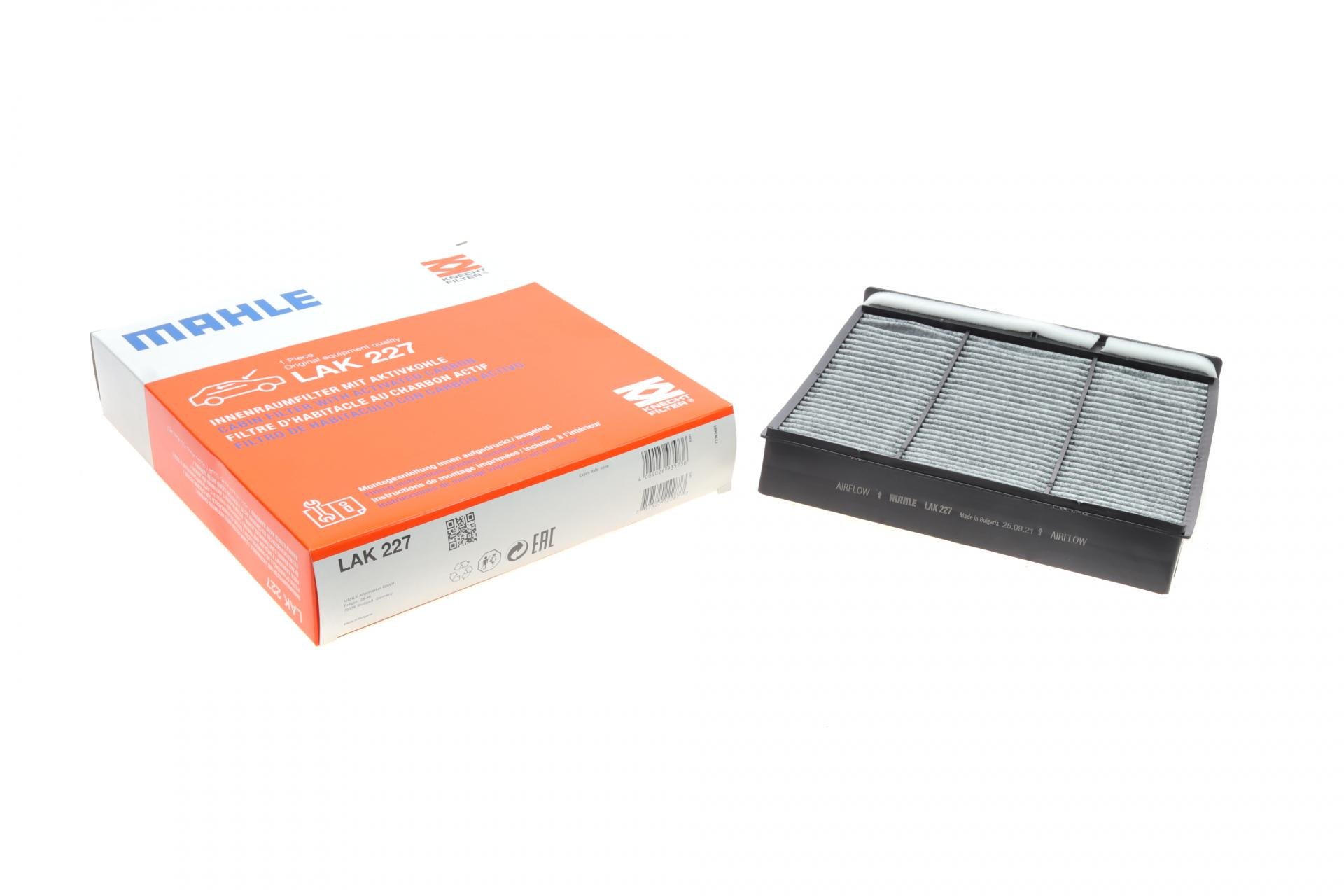 Фильтр салона KNECHT для Renault Scenic II 03-09 угольный (LAK 227)