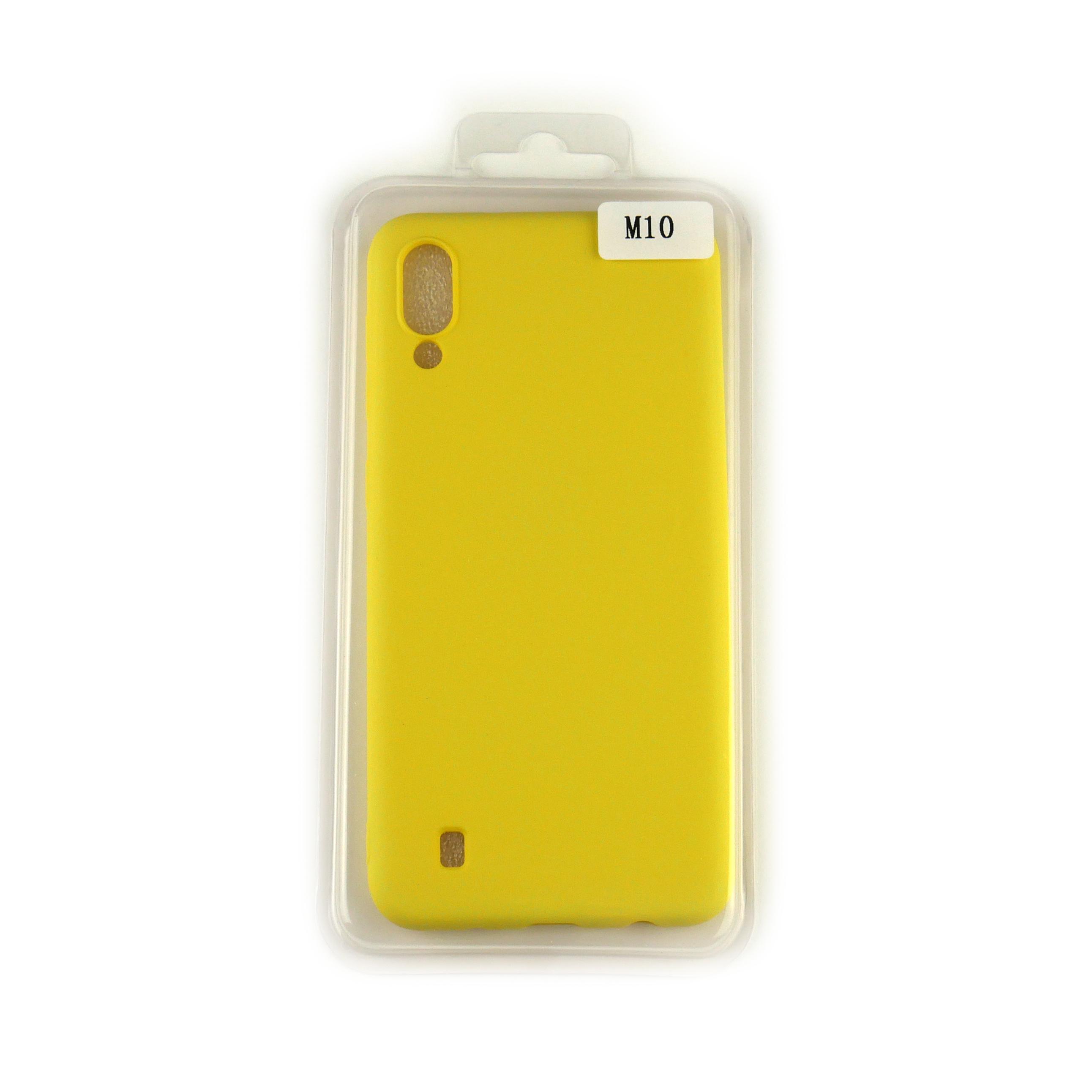 Чехол Silicone Case Full Cover Samsung M10 Желтый
