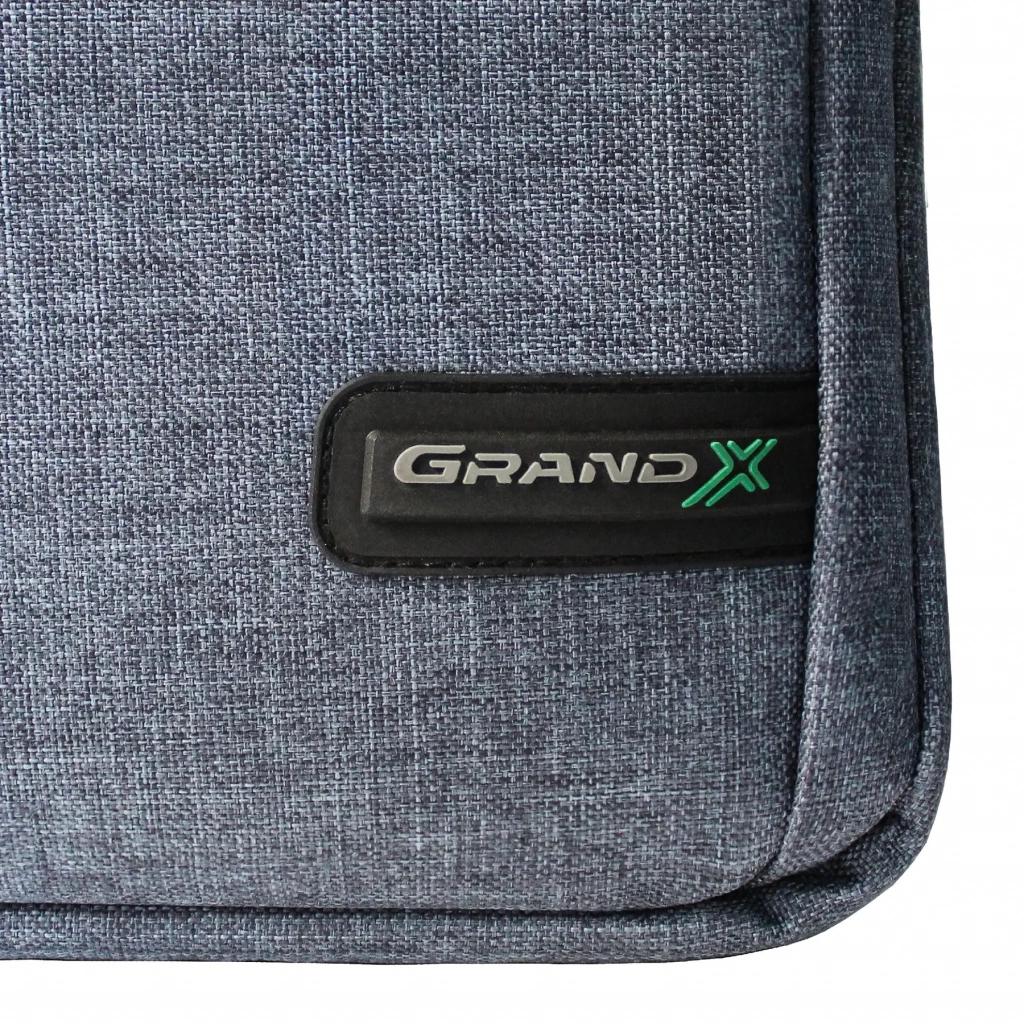 Сумка для ноутбука Grand-X SB-149 soft pocket 15,6'' Blue (SB-149J) - фото 7