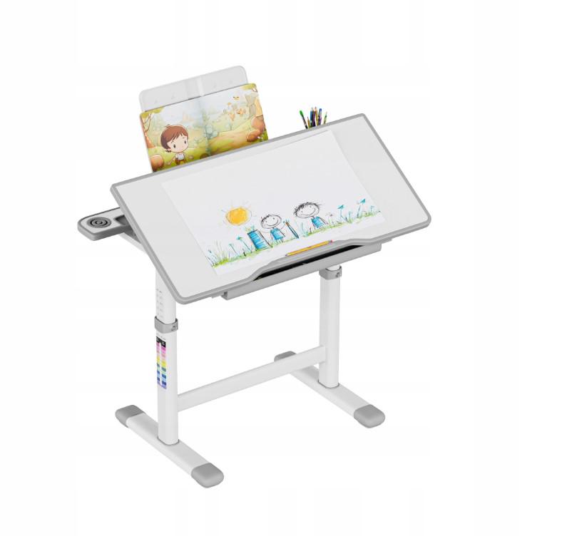 Стіл ергономічний дитячий Mark Adler Study 3.0 Grey - фото 5 Стіл ергономічний дитячий Mark Adler Study 3.0 Grey - фото 5