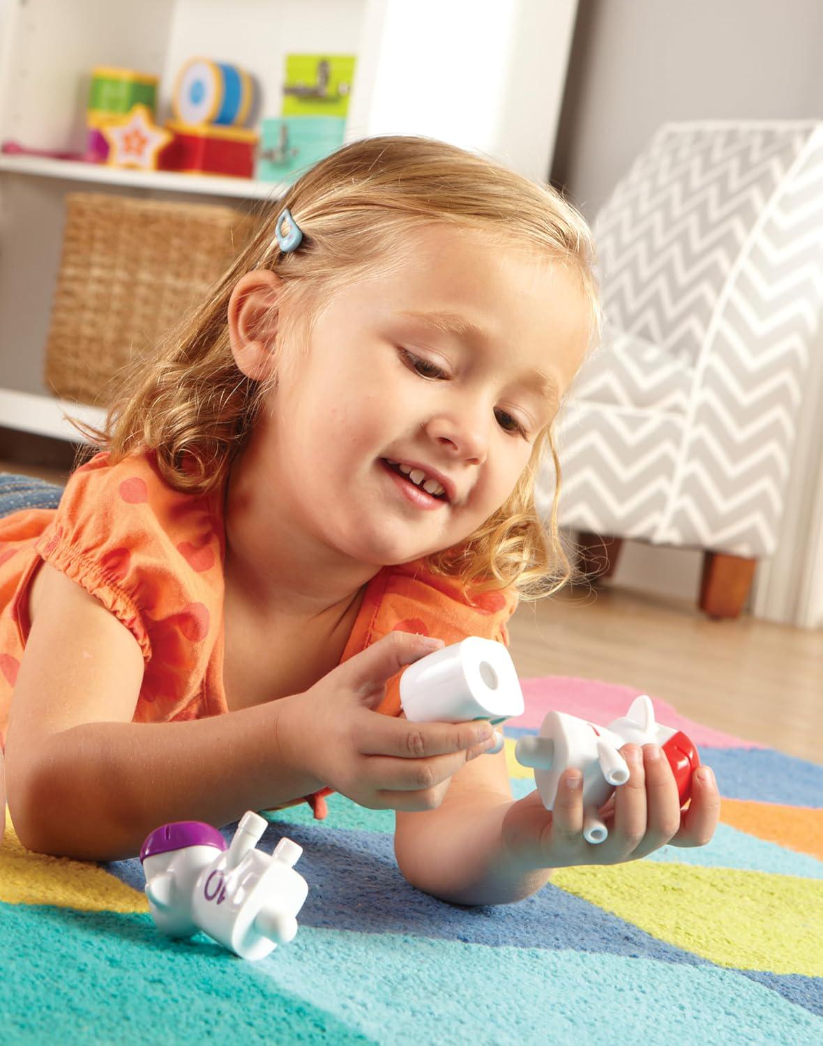 Ігровий набір Learning Resources Snap-n-Learn корівки для рахунку (LER 6707) - фото 4 Ігровий набір Learning Resources Snap-n-Learn корівки для рахунку (LER 6707) - фото 4