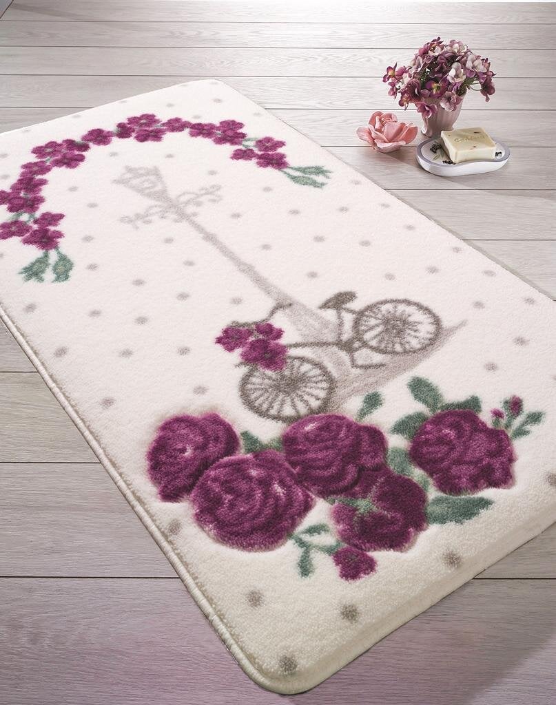 Коврик для ванной комнаты Vintage Bike 55х57 см Разноцветный (258721) Коврик для ванной комнаты Vintage Bike 55х57 см Разноцветный (258721)