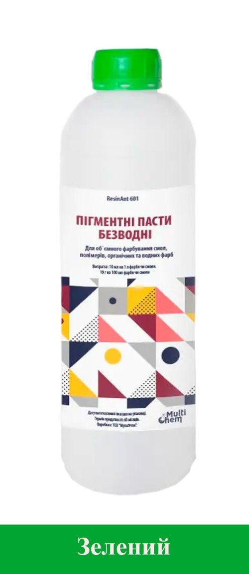 Паста пігментна безводна ResinAnt 601 для епоксидної смоли матова 70 мл Зелений (076101) - фото 1 Паста пігментна безводна ResinAnt 601 для епоксидної смоли матова 70 мл Зелений (076101) - фото 1