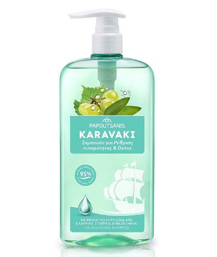 Шампунь для жирного волосся Karavaki 600 мл (13349743)