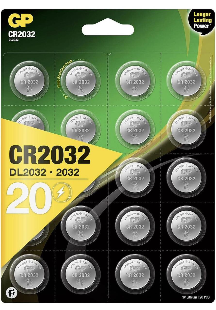 Батарейка литиевая GP CR2032-8C5 20 шт. в блистере