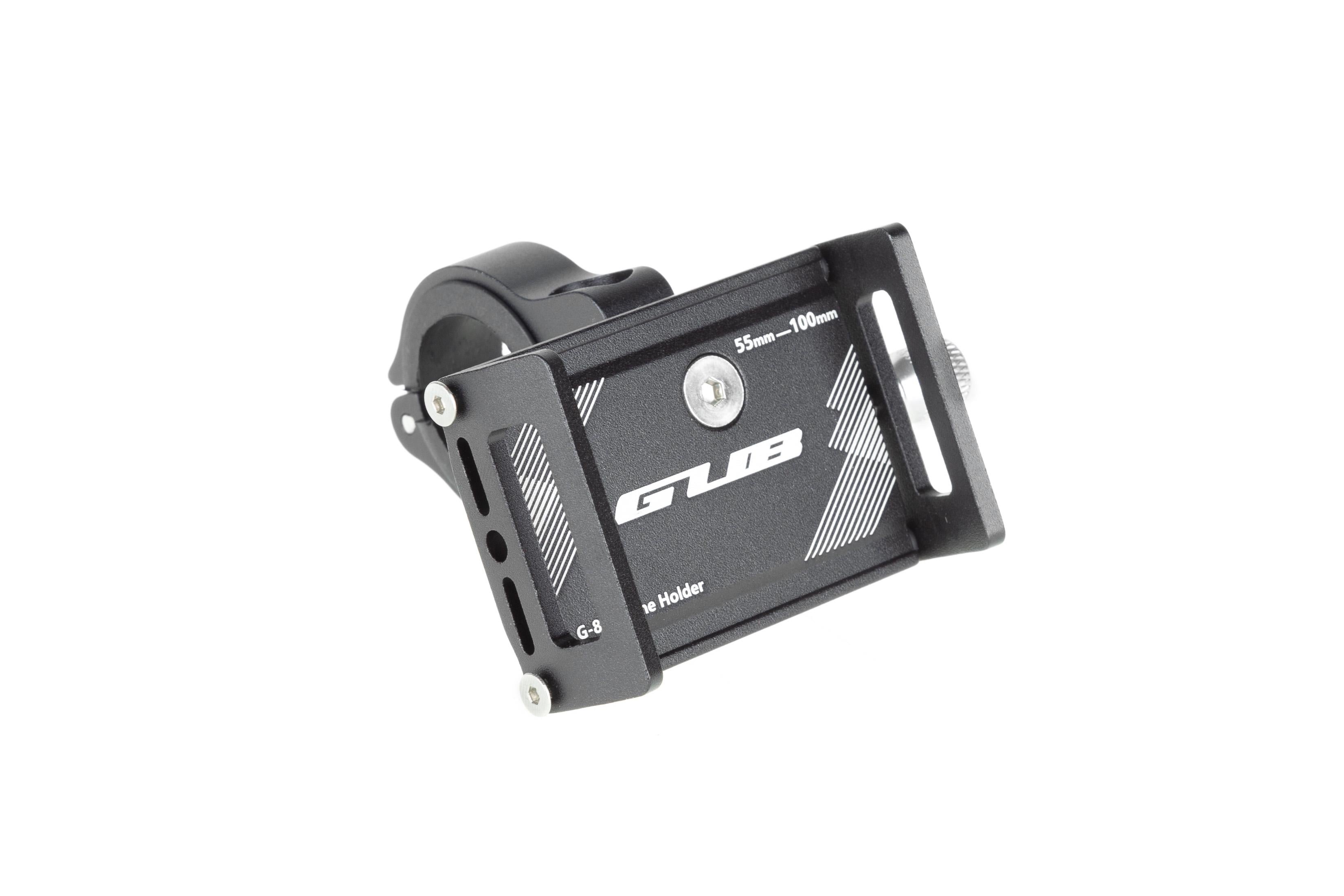 Тримач гаджета на кермо GUB G-80 Alloy алюмінієвий Чорний (GUB_G-80)