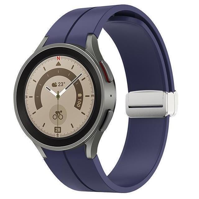 Ремешок силиконовый Watchbands Cls для Samsung Galaxy Watch 4 40 мм Синий (EP02-3WB24713082)