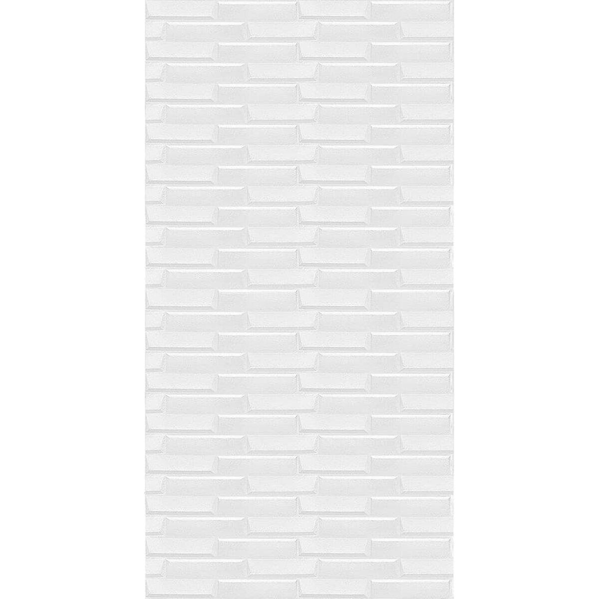 3D-панель Sticker Wall SW-00001759 самоклеюча 3080x700x5 мм Білий (991943569)