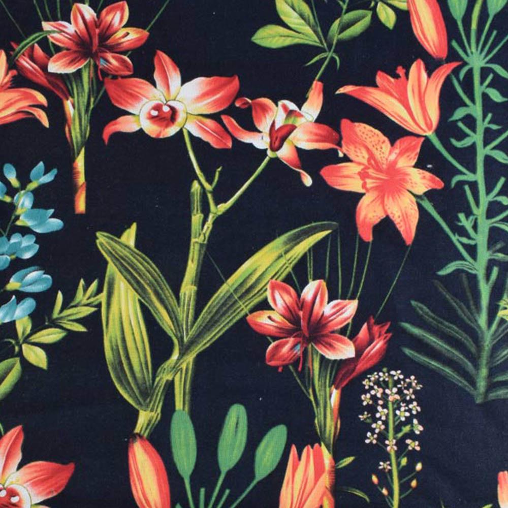 Тканина льон листя ширина 150 см Різнокольоровий (12652.007)