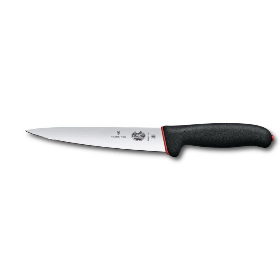 Нож для мяса Victorinox Dual Grip 18 см Черный (31775921)