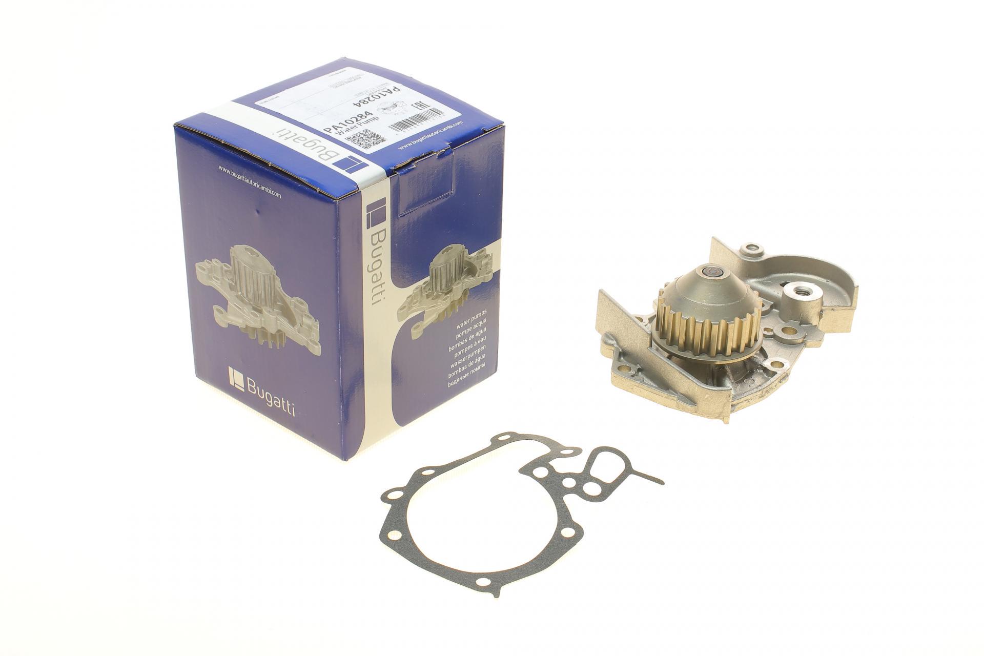 Насос воды Bugatti Renault 19 1.2/1.4 88-95/Clio/Rapid 1.2/1.4 90-98 B/B 8 лопаток PA10284 (25589469)
