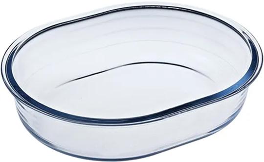 Форма для запікання Bergner San Ignacio Mediterraneo скляна 25x20x6 см овальна (BGEU-2027)