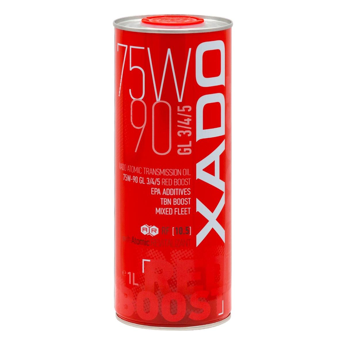 Трансмісійна олива XADO Atomic Oil 75W-90 GL 3/4/5 RED BOOST 1 л