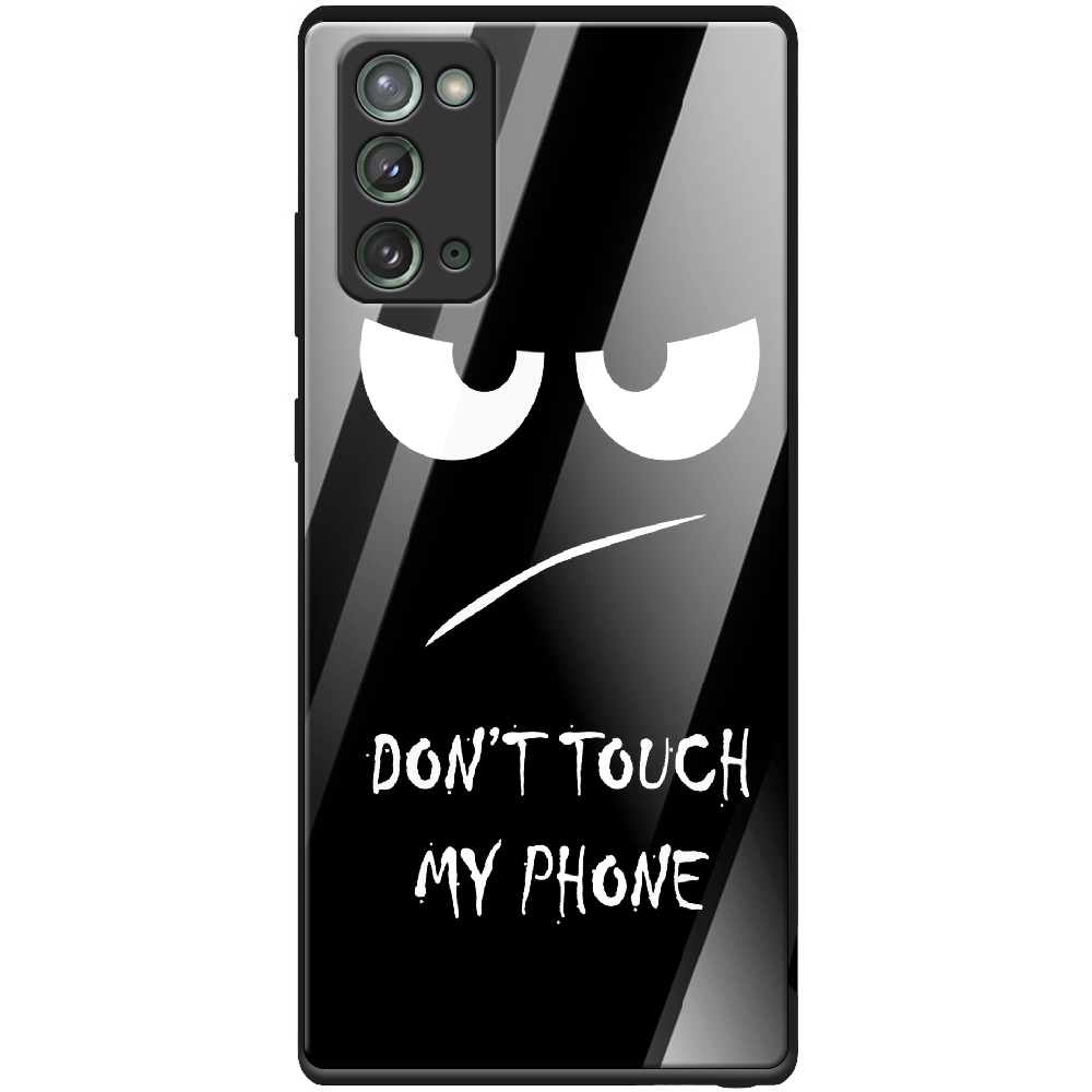 Чохол Boxface Samsung N980 Galaxy Note 20 Don't Touch my Phone Чорний силікон зі склом (40568-up535-41112)