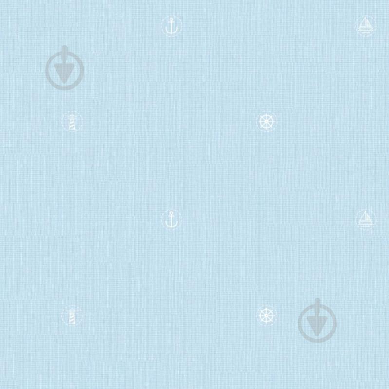 Бумажные детские обои ICH Dandino Lullaby 226-1 0.53 х 10.05 м Голубой