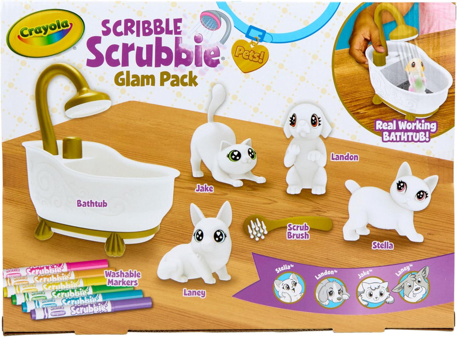 Набір для творчості Crayola Scribble Scrubbies Glam Pack 4 Pets! (74-7442) - фото 5 Набір для творчості Crayola Scribble Scrubbies Glam Pack 4 Pets! (74-7442) - фото 5
