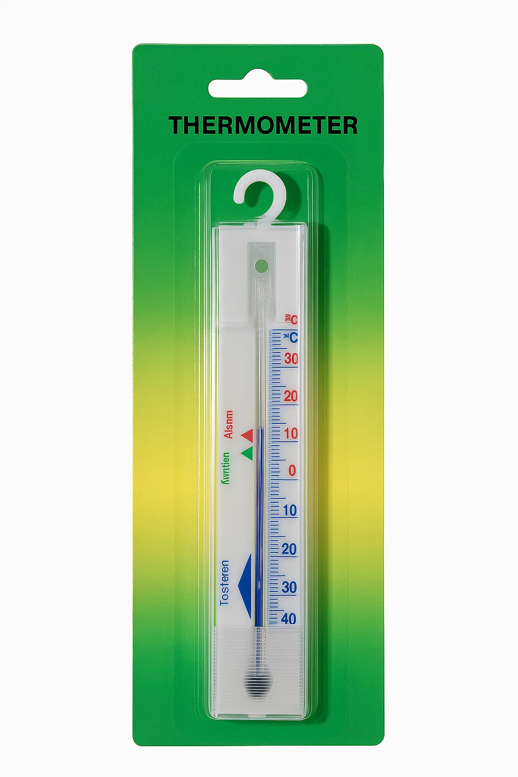 Термометр уличный с крючком для окна -40 до 40°C (29511225) - фото 2 Термометр уличный с крючком для окна -40 до 40°C (29511225) - фото 2