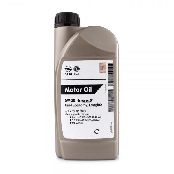 Моторне масло GM Motor Oil Dexos2 5W-30 2 л (93165555) - фото 1