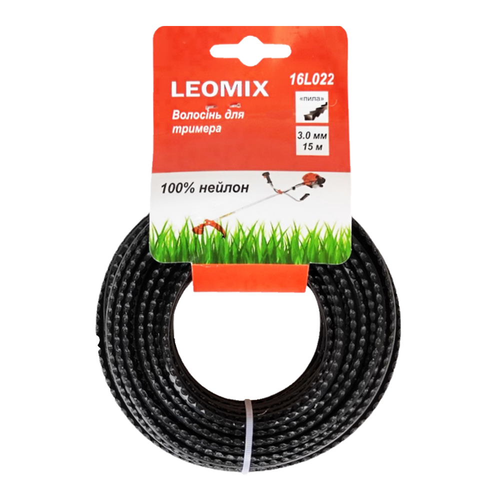 Жилка для триммера LeoMix крокодил 3,0 мм 15 м (1795) Жилка для триммера LeoMix крокодил 3,0 мм 15 м (1795)
