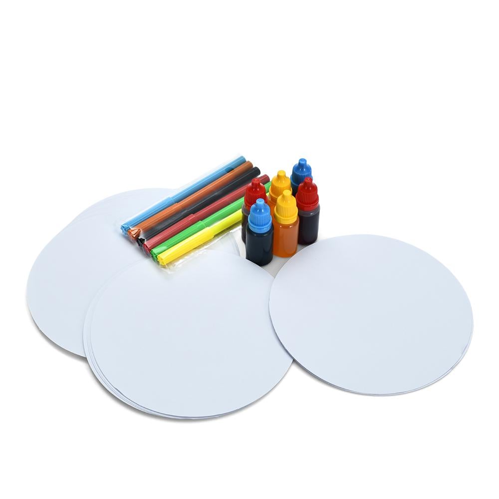 Набор для творчества с скрасками и фломастерами 46 предметов Красный (27785780) - фото 2