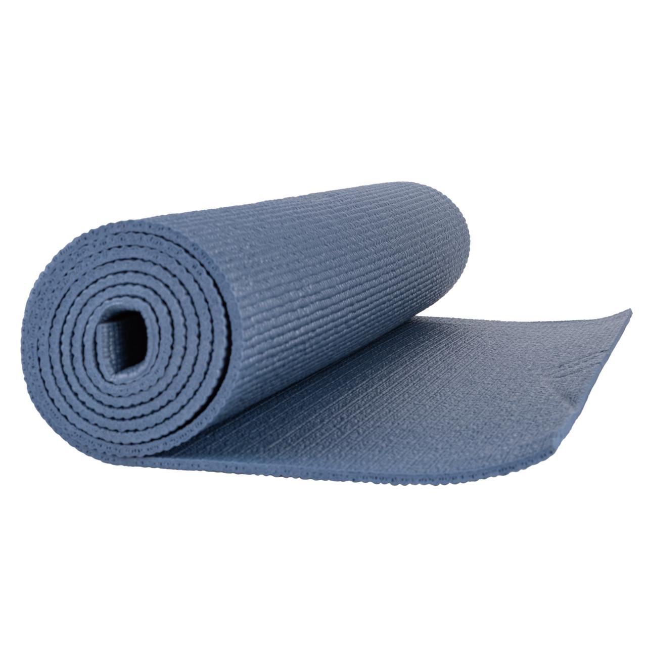 Килимок для йоги та фітнесу PowerPlay 4010 PVC Yoga Mat Темно-синій (20176190)