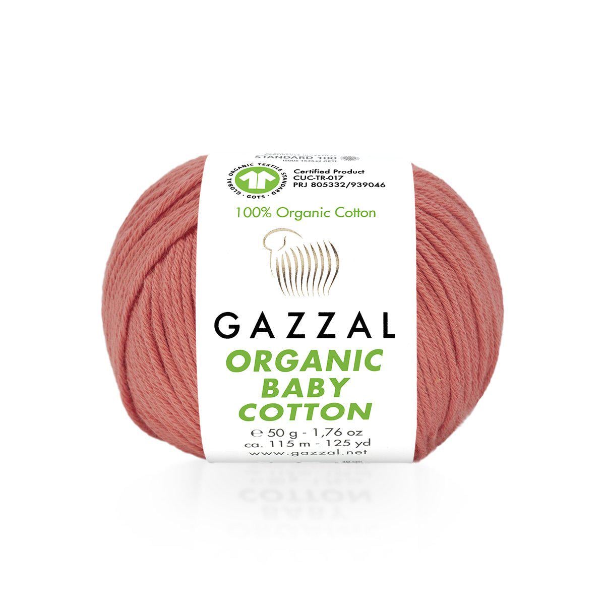 Пряжа Gazzal Organic Baby Cotton 419
