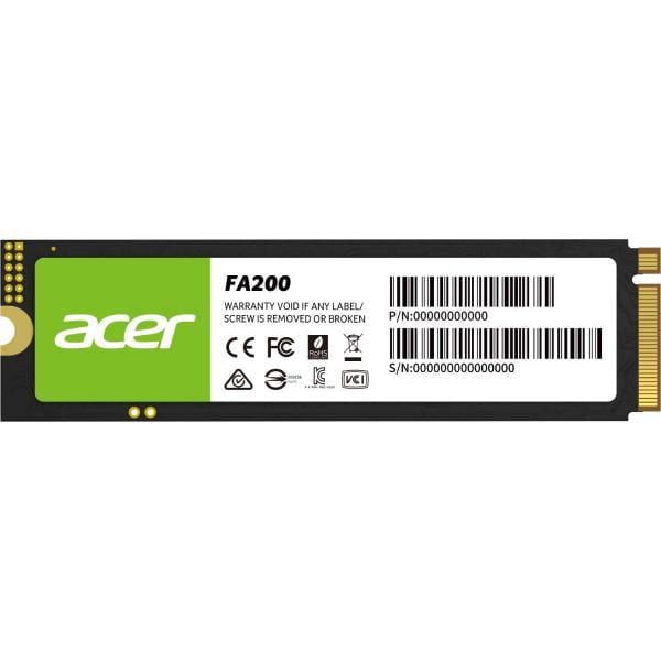 Накопитель SSD Acer FA200 2 ТБ M,2 2280 PCIe Gen4x4 NVMe 2,0 3D NAND внутренний Retail (BL.9BWWA.125)