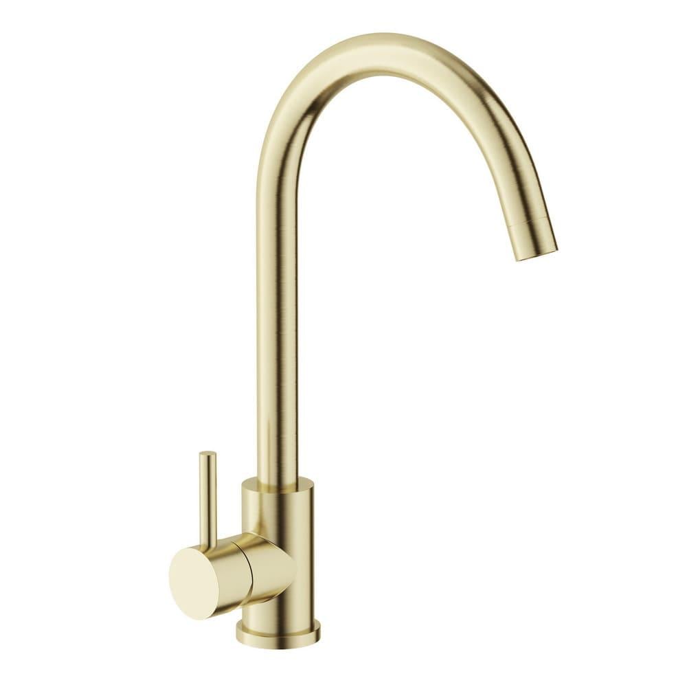 Смеситель для кухни VOLLE CRUZE 1547.110115 однорычажный Золотой (171496)