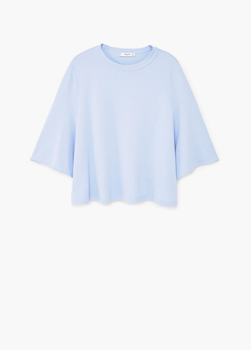 Блузка Mango S Голубой (2000000834436) - фото 10 Блузка Mango S Голубой (2000000834436) - фото 10