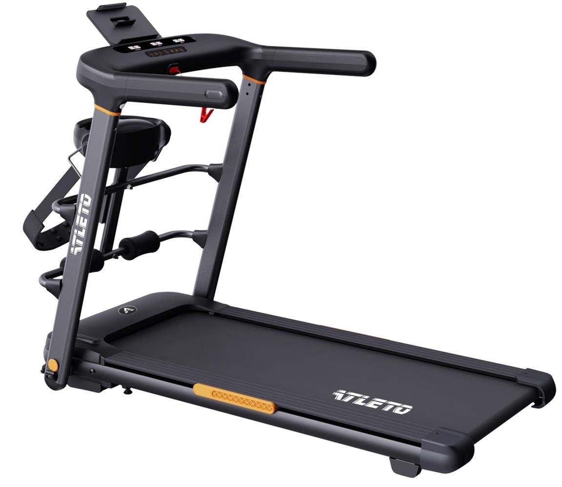 Беговая дорожка для ежедневных тренировок Atleto A20 со сменным наклоном и массажером до 120 кг 45х121 см Черный (147-76-42401032) Беговая дорожка для ежедневных тренировок Atleto A20 со сменным наклоном и массажером до 120 кг 45х121 см Черный (147-76-42401032)