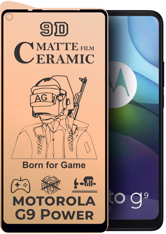 Захисна плівка Ceramic для Motorola G9 Power матова керамічна (24209)