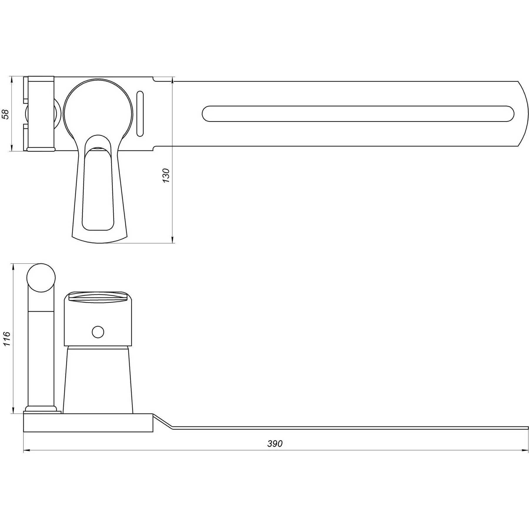 Смеситель для биде Globus Lux Seva GLSV-0206 (GSR-000010016) - фото 5