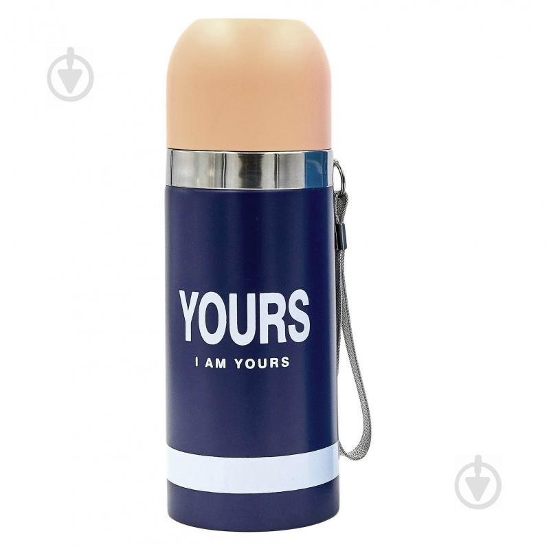 Термос стальной Zelart 350ml 2416T13 Синий