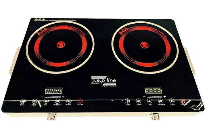 Плита настольная инфракрасная ZepLine ZP-062 электрическая двухконфорочная (ML-04311)