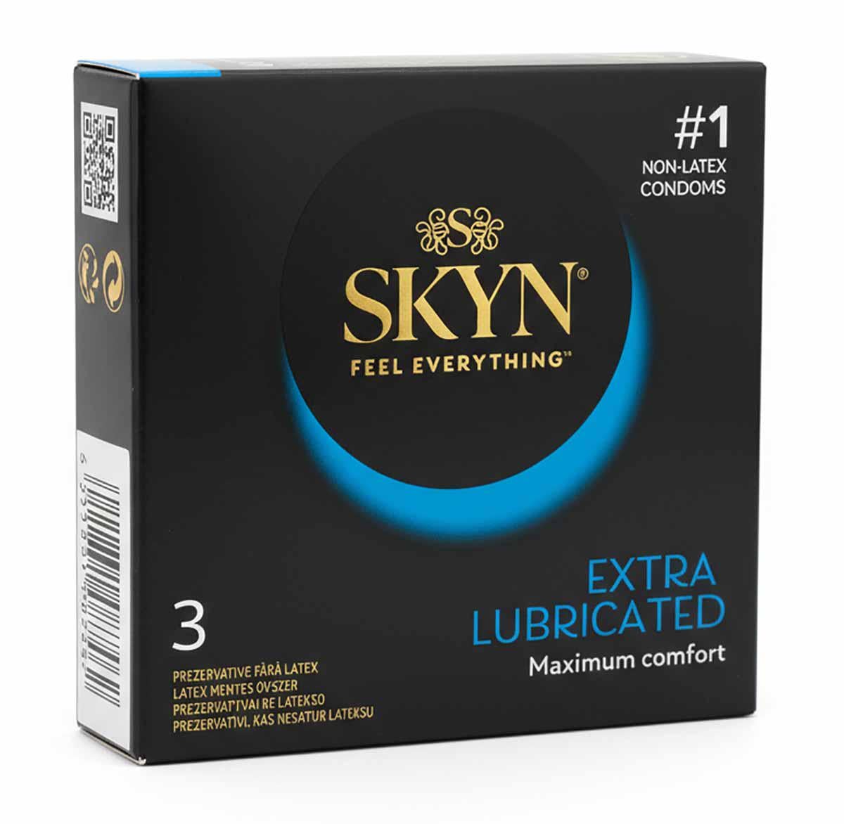Презервативы безлатексные Skyn Extra Lube с дополнительным лубрикантом 3 шт. - фото 2 Презервативы безлатексные Skyn Extra Lube с дополнительным лубрикантом 3 шт. - фото 2