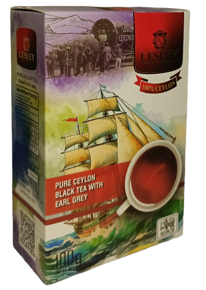 Чай Lesley черный с бергамотом 100 г (59289)
