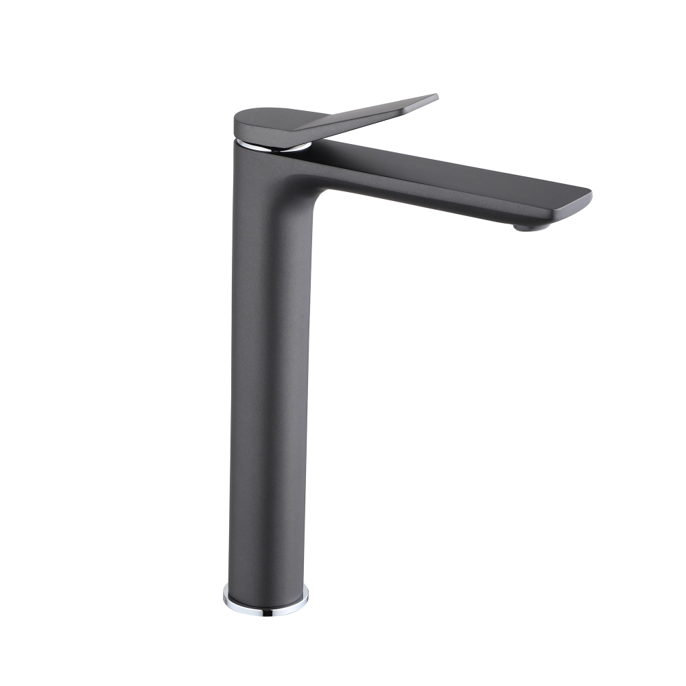 Смеситель для раковины высокий Qtap Presto QTPRE269GRP45582 Graphite (SD00051706)