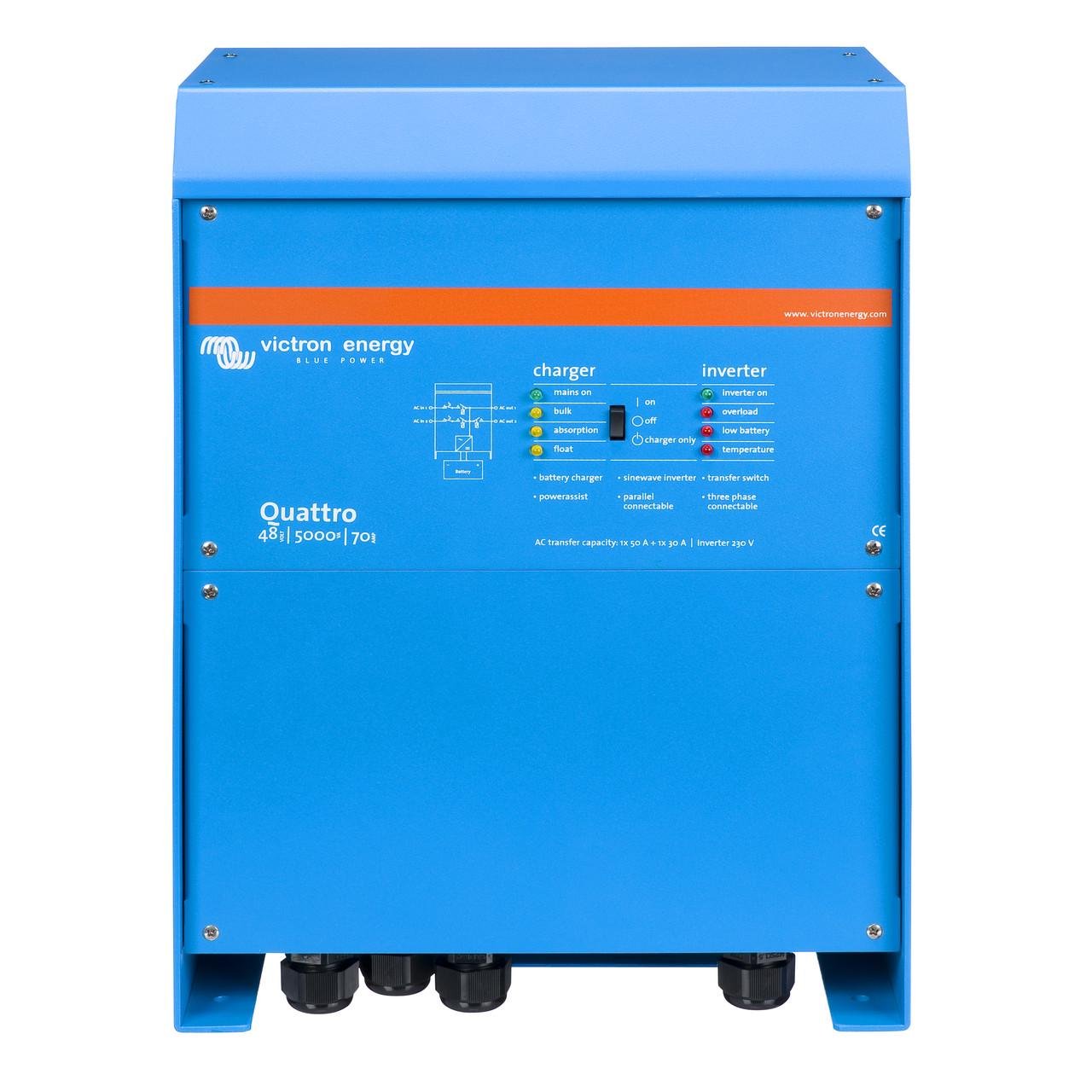 Инвертор Victron Energy Quattro 48/5000/70-100/100 230V VE.Bus (QUA485021010)