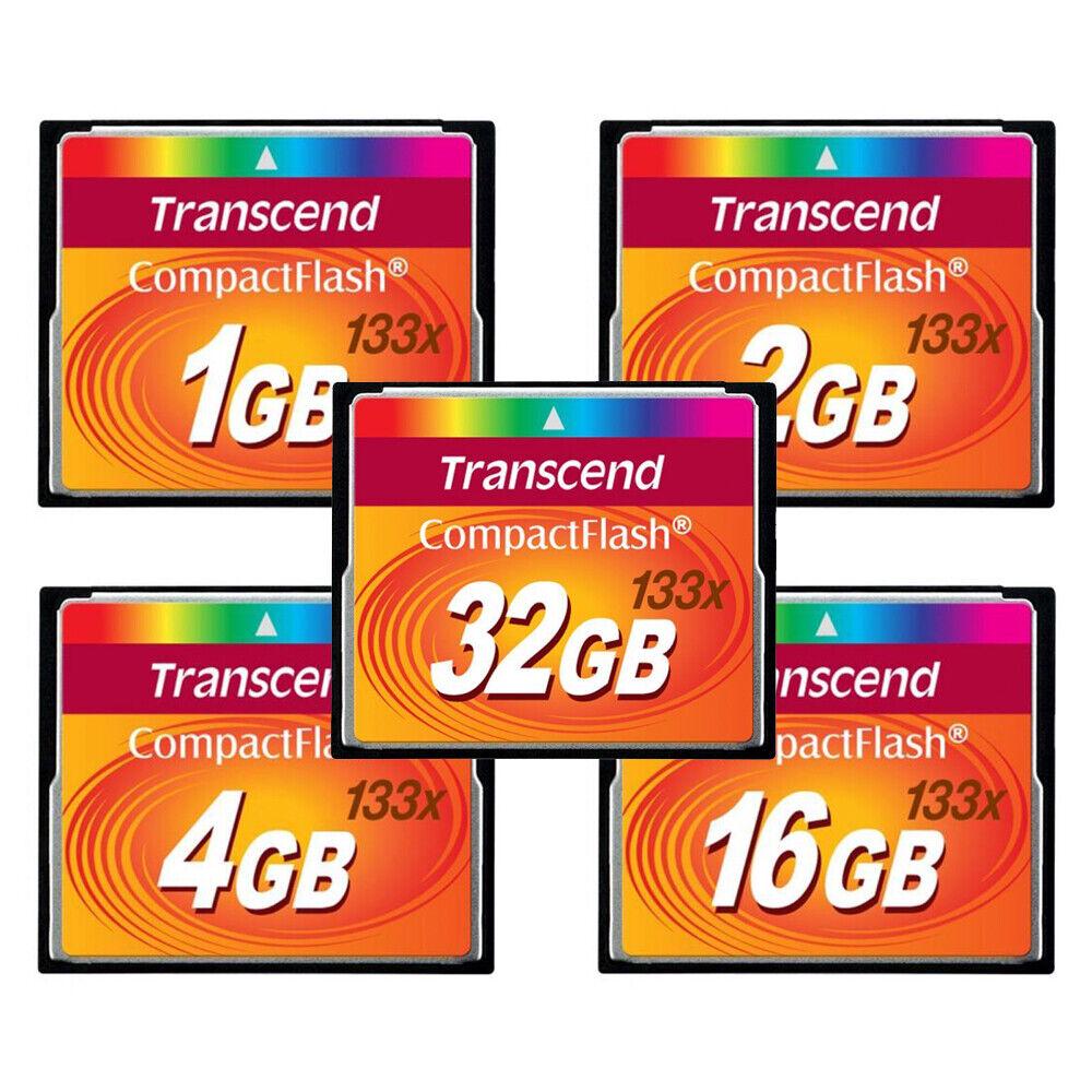 Карта памяти Transcend 133X Compact Flash 8 GB (18343452) - фото 2