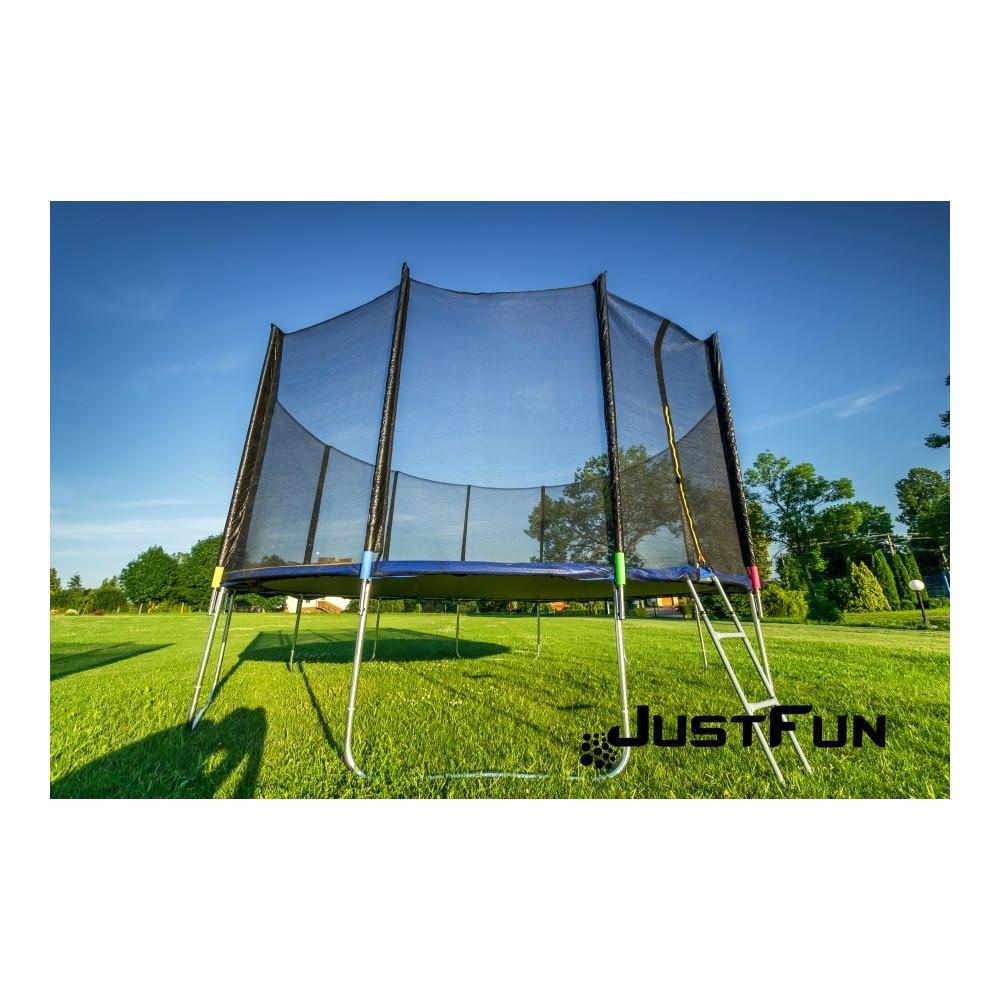 Батут Just Fun зовнішня сіткa і драбинка 374 см Multicolor - фото 4