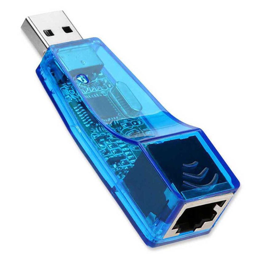 Адаптер мережевий перехідник PIX-LINK USB LAN 001 мережна карта Blue (16157) - фото 4