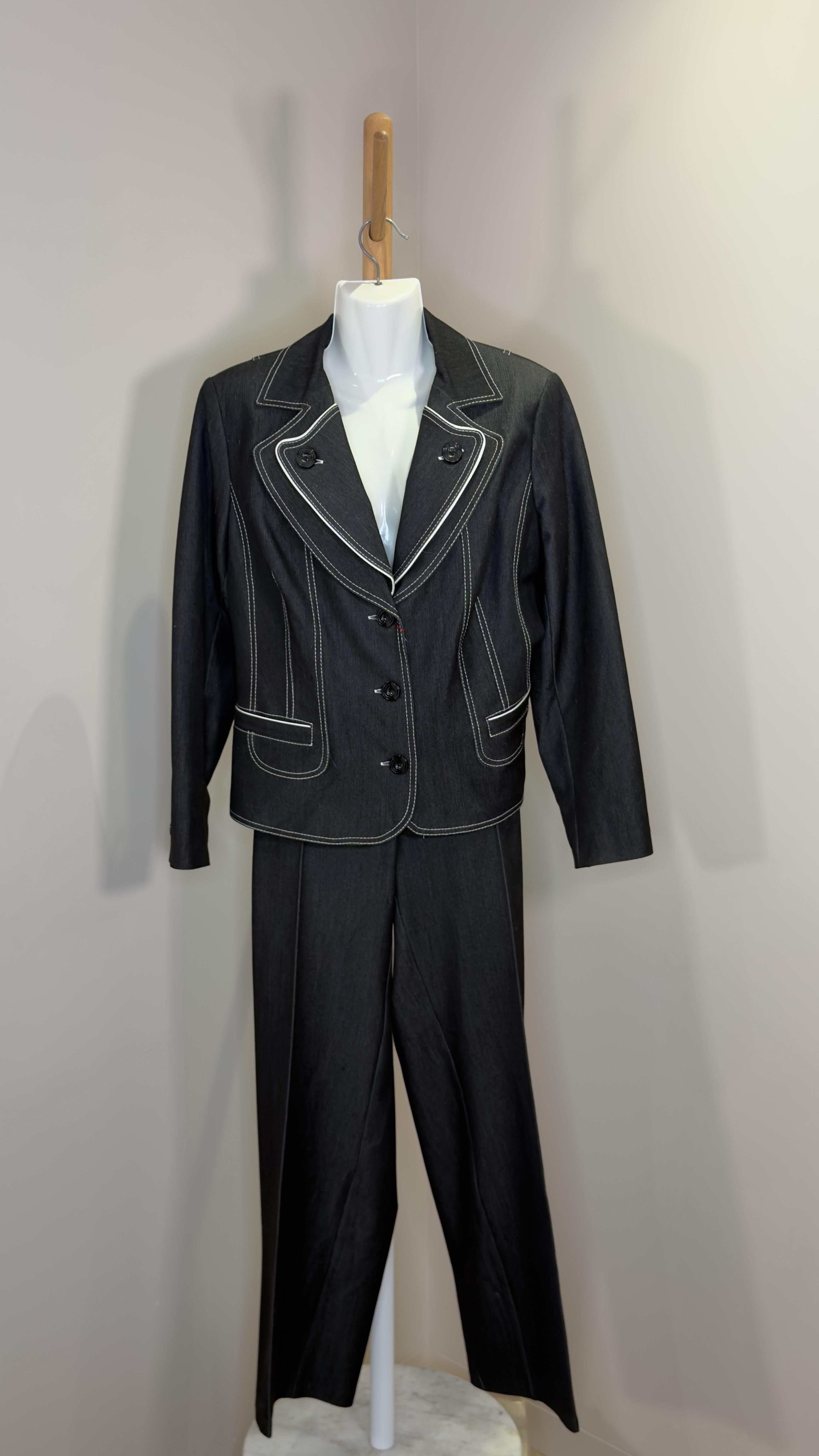 Класичний костюм Nadezda M Темно-сірий (7134546)