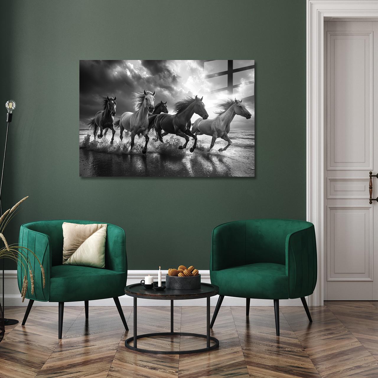 Картина на стекле NovellaPrint Бег по грозам 75х50 см (378.2)